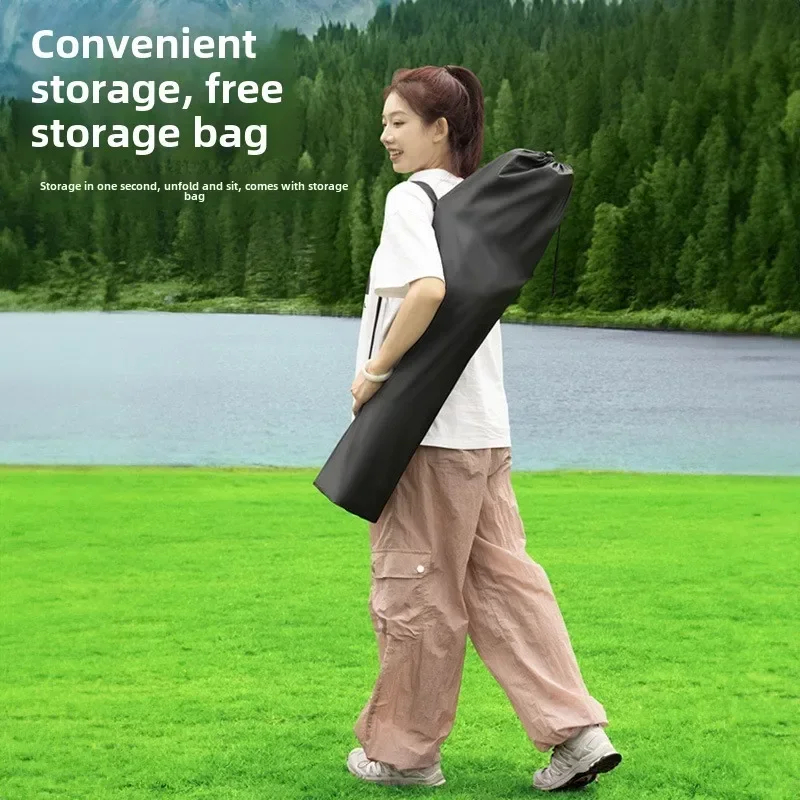 Outdoor Foldable Chair Camping Chair Side Pocket Picnic Oxford Cloth Chairs Portable Beach Fishing Chairs Outdoor