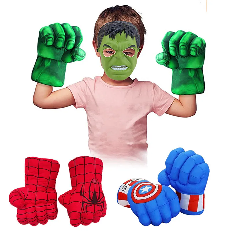 Superhero Hands for Kids Superhero Boxing Gloves Smash Fists Soft Plush