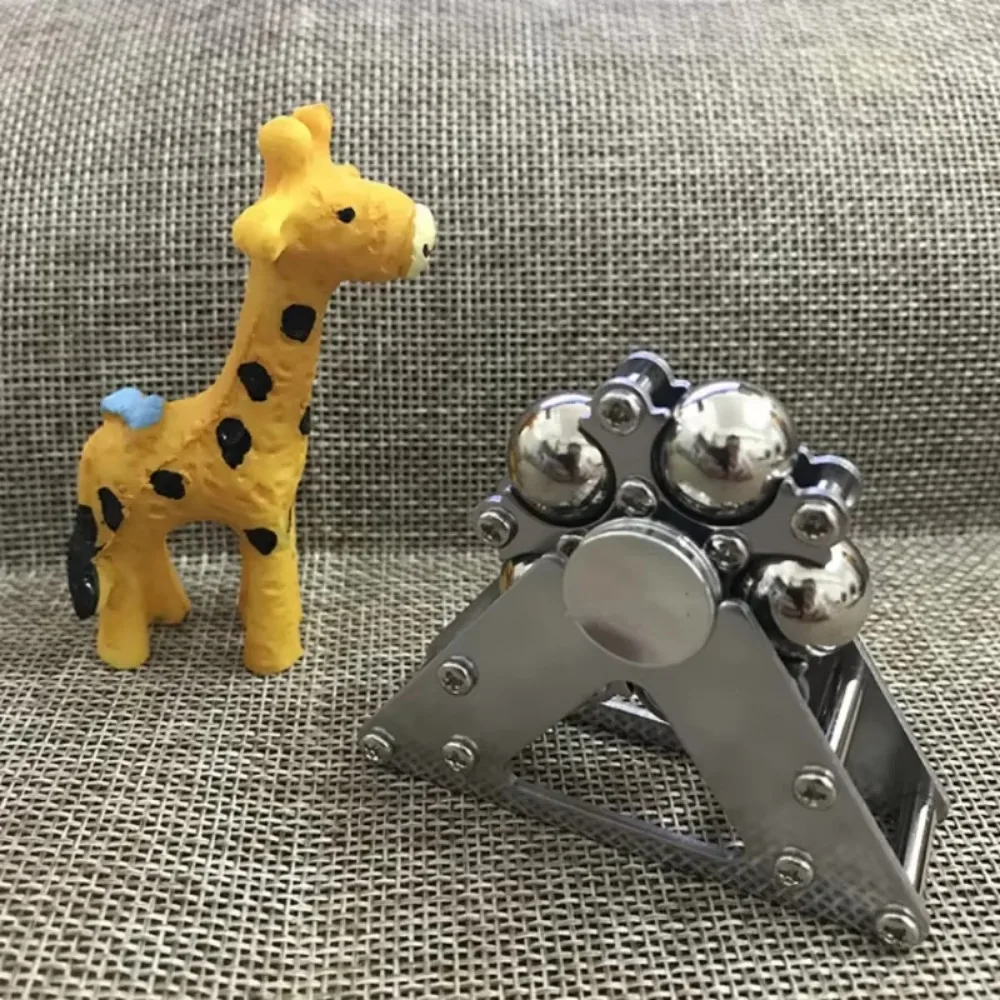 Hand Spinner Steel Ball Ferris Wheel 2 Fingertip EDC Adult Fidget Toys Five Bead Finger Gyro Silent Bearing Stainless Steel