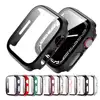Tempered Glass+cover For Apple Watch Accessories 45mm 41mm 44mm 40mm 42mm Screen Protector Apple watch Case serie 9 4 5 6 SE 7 8