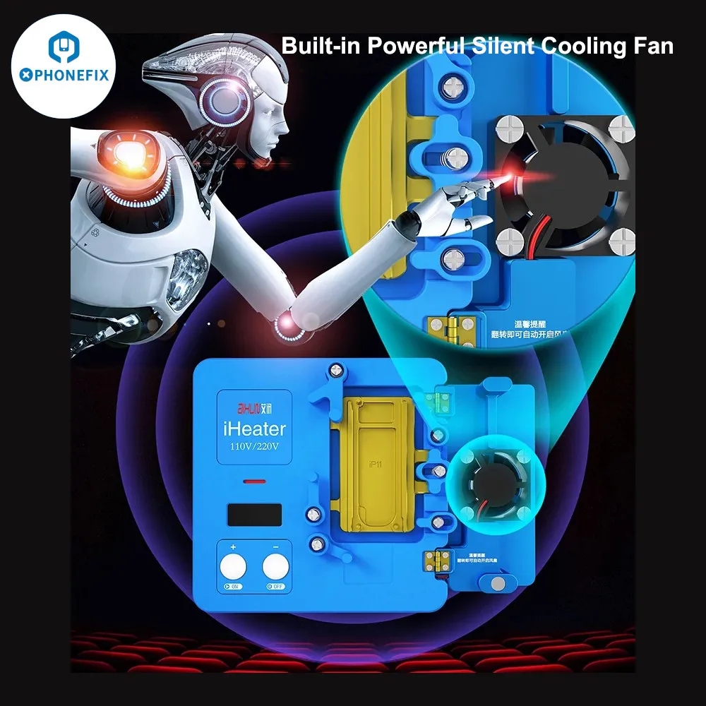 JC iHeater Face ID Pre-heating Station Heating Plate for iPhone X-11/12/13Pro Max Motherboard Preheating Separating Desoldering