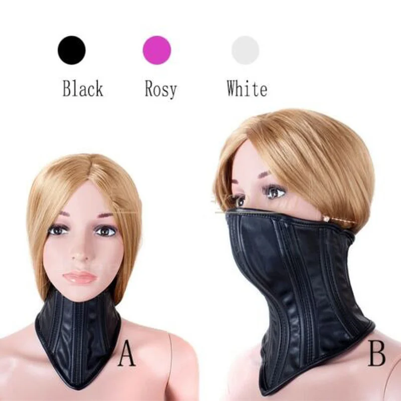 Bondage Cosplay Collar With A Leash / Metal Chain With Leather Loop And Carabiner 003
