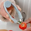 Kitchen Stainless Steel Pineapple Eye Corer Fruit Vegetable Knives Stem Remover Clip Strawberry Huller Peeler Tweezers Gadgets 2