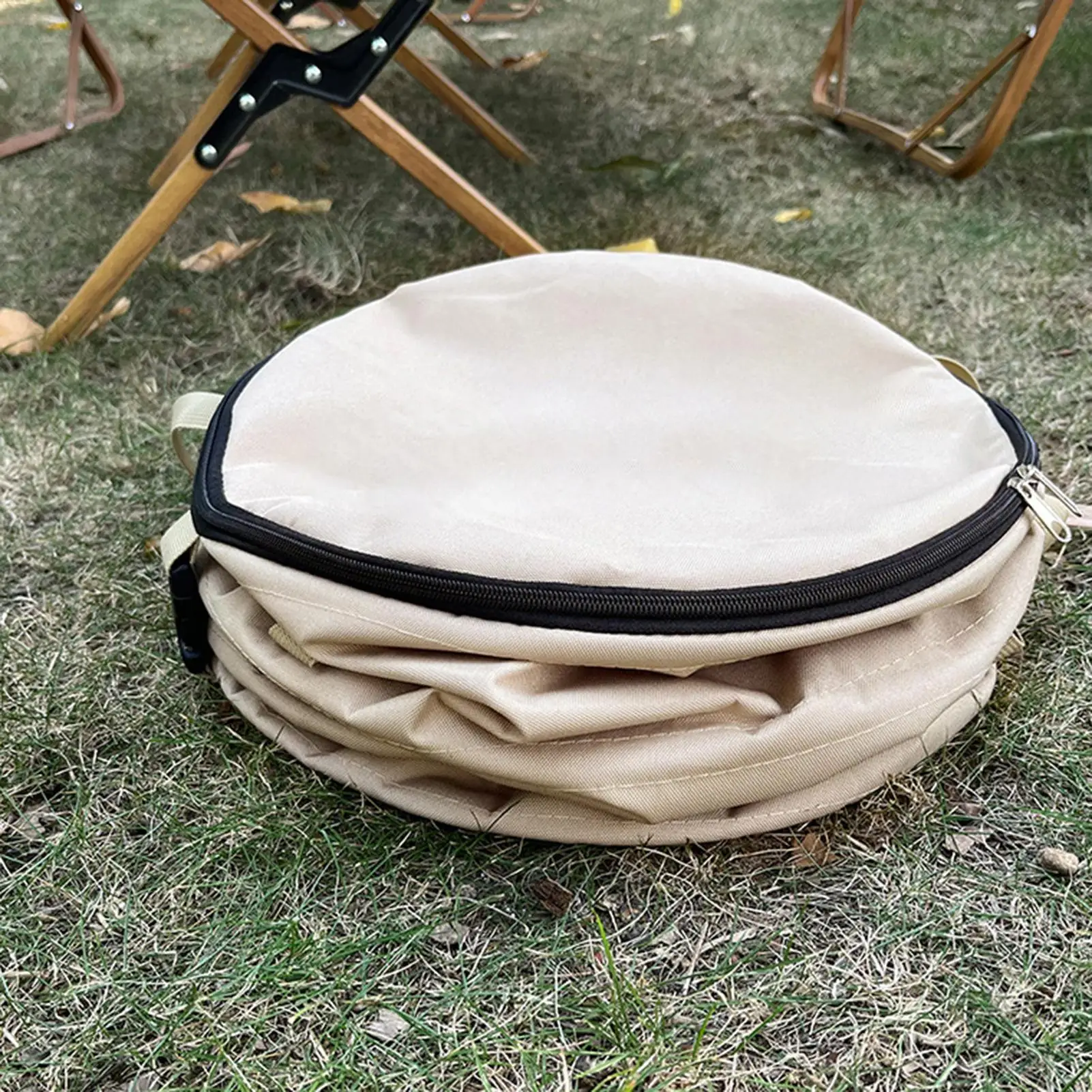 37L Camping Trash Can Pop-up Outdoor Garbage Bin Portable Storage bucket Foldable Garden Garbage Bag camp dirty clothes basket