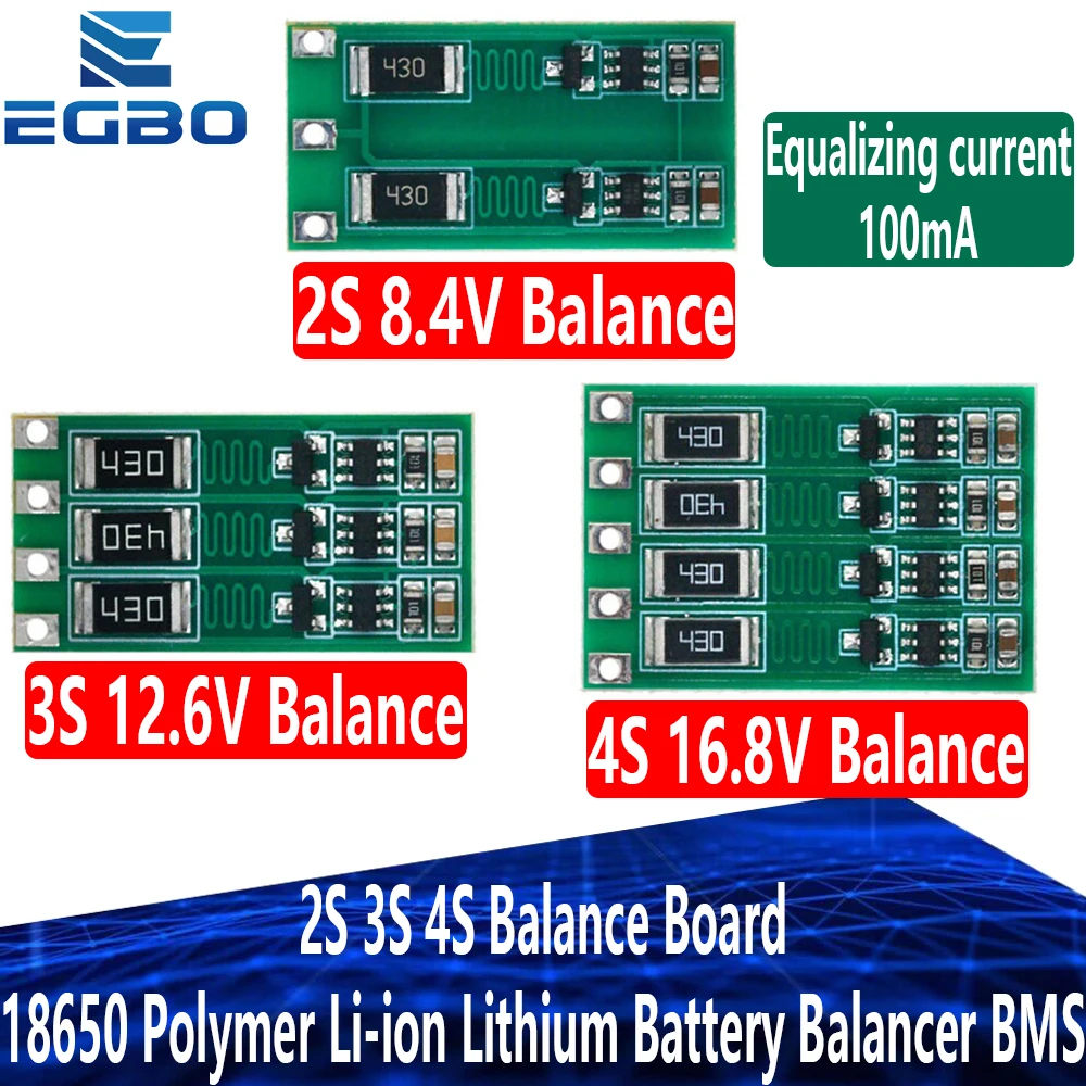 Enhanced Lithium Battery Balancer for Polymer & Li-ion Batteries