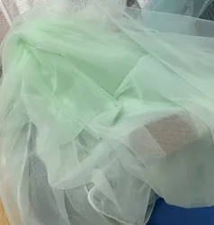 Green Series Avocado Gauze Mesh Skirt for Wedding and Kindergarten Decor (Light green)