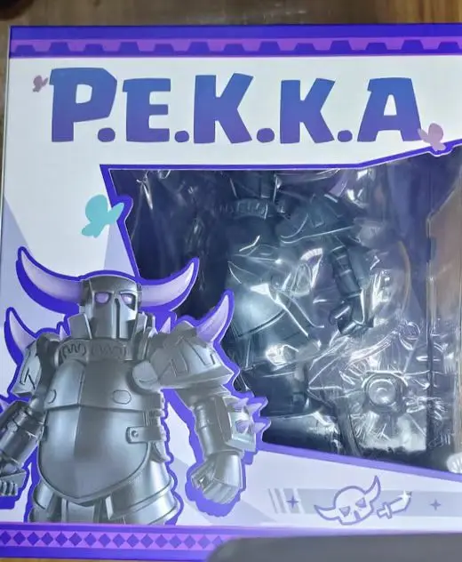 Figura Original y genuina de Supercell, juego Clash Royale, Pekka
