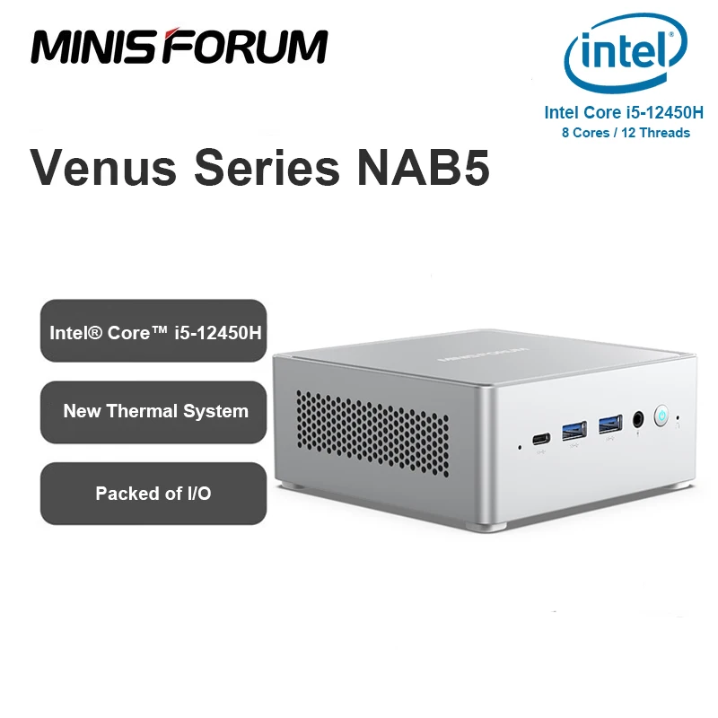 MINIS FORUM Venus Series ミニPC NAB5 MINISFORUM Venus NAB5 [Unboxing] Equipped with 12th generation CPU
