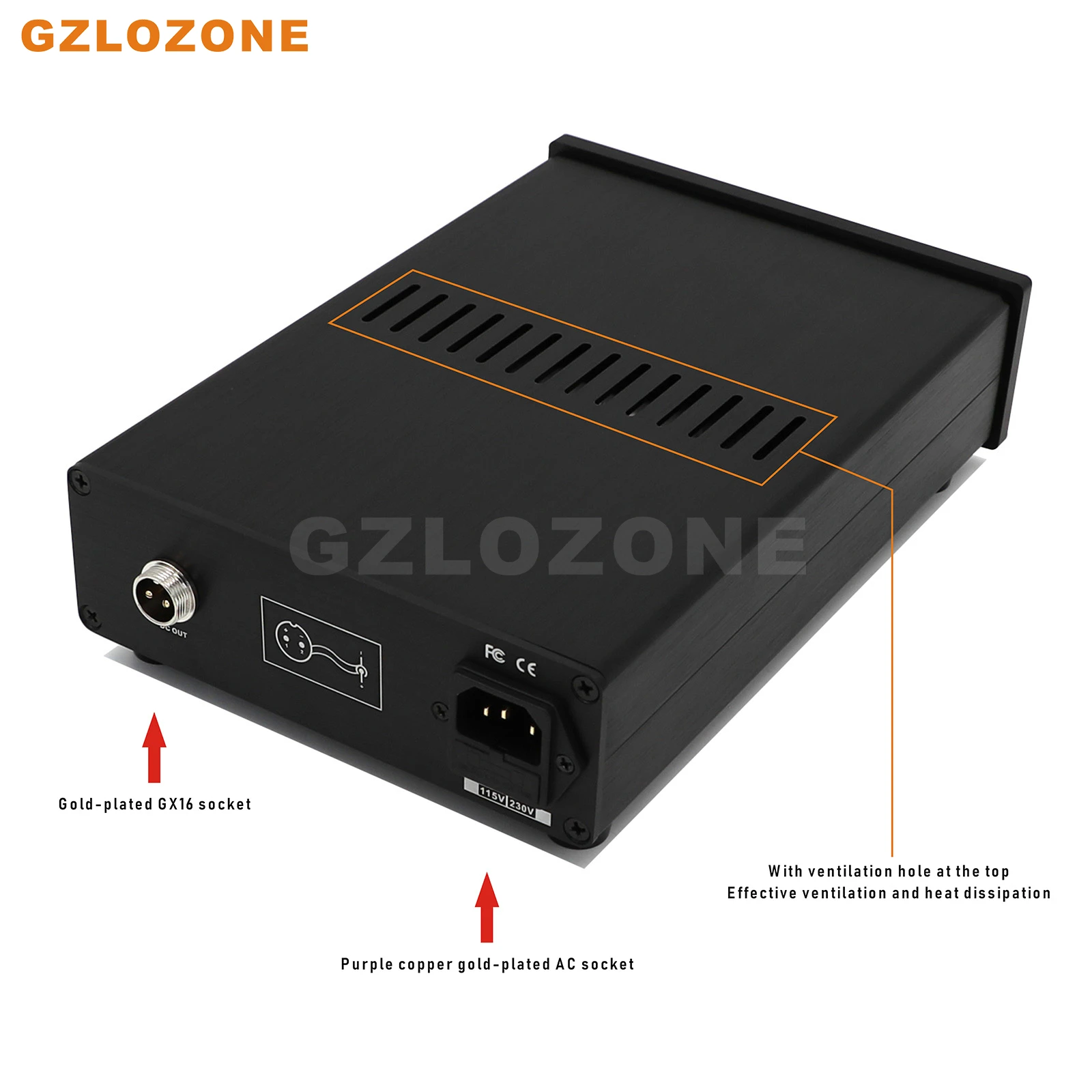 Smart Ver HIFI S.S-LPS-1706A Ultra-low noise Linear power supply DC 5V/9V/12V/15V/18V/19V With overpressure protection 3
