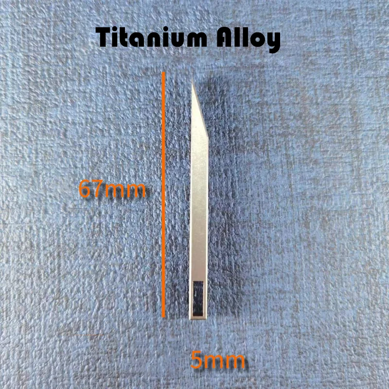 Einfache Titanlegierung Edelstahl Brecheisen Multifunktionale Schlüsselanhänger Anhänger Outdoor Camping Tragbare EDC Auspacken Werkzeug – Detail 2