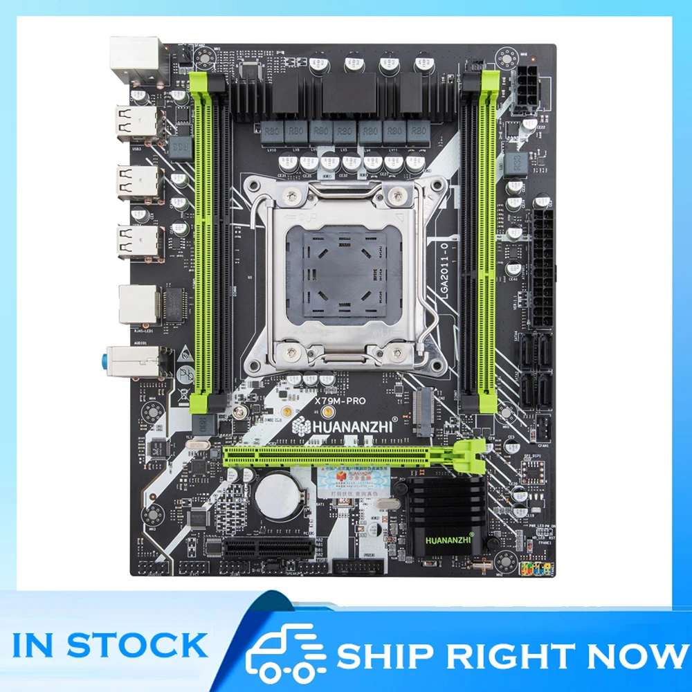 

X79 M PRO Motherboard Support Intel XEON E5 2689 4*8GB DDR3 RECC Memory NVME USB3.0 NVME USB SATA 3.0