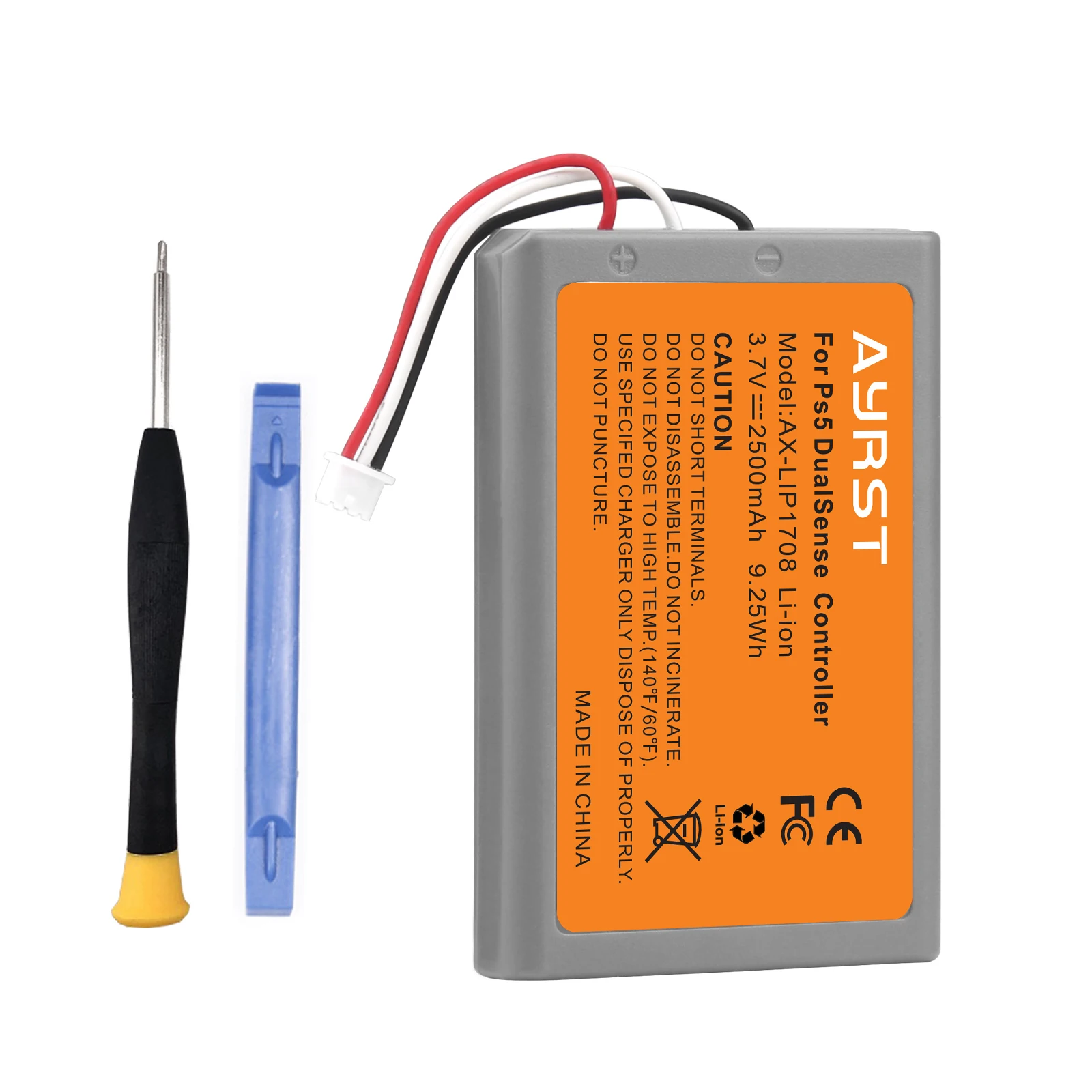 Batteria Ricaricabile Da 2500Mah Per Controller Di Gioco Dualsense Sony Ps5 Lip1708 Maggiore Potenza