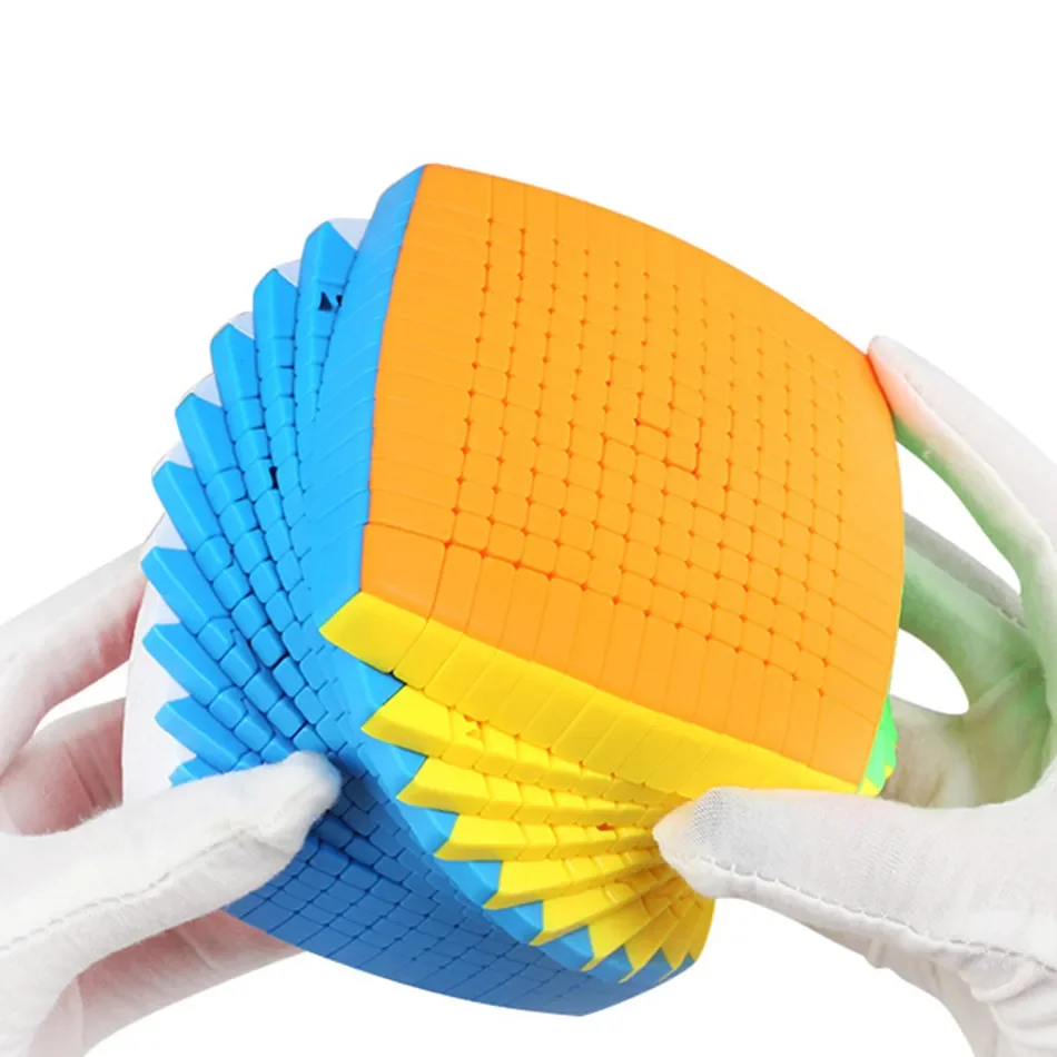 Shengshou 큐브 14x14 매직 큐브, 14 레이어, 100mm, 스티커리스 14x14 큐브, 매직 스피드 퍼즐, 14x14 큐브, 교육용 장난감 선물