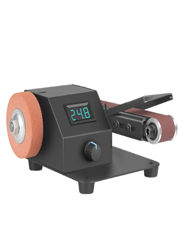 12V-24V Multifunctional Electric Belt Sander Polishing Machine Knife Sharpener DIY Woodworking Polishing Grinding Sander Grinder 4