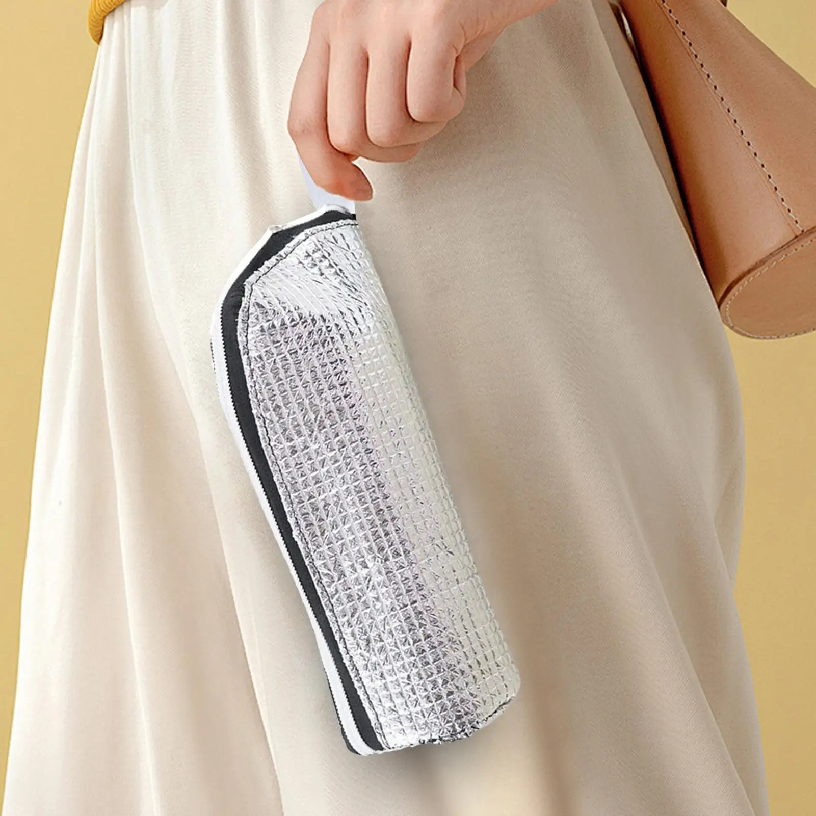 Go Out Bottle Sleeve Thermal Insulated Aluminum Foil Bottle Cover Pouch Sleeve Bag Carrier Insulators for Kitchen Sport Fitness