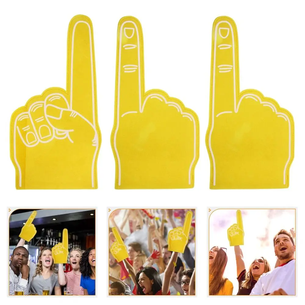 Giant Foam Finger Universal Large Foam Hand For Sports Cheerleading Inspiring Colorful Comfortable Cheer Props Sports Accessory