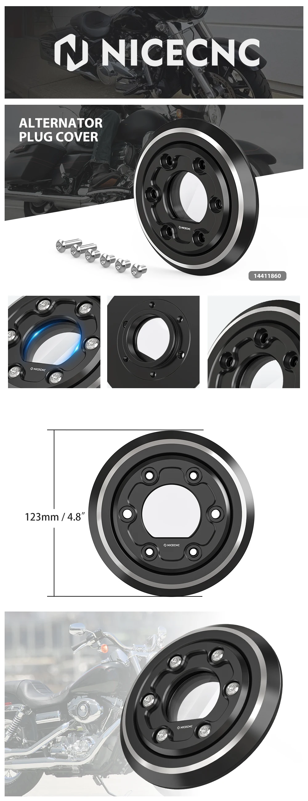 Für Harley Sportster S RH1250S 2021-2024 Lichtmaschine Stecker Abdeckung Linke Seite Pan America 1250 RA1250 2021-2024 Nightster RH975 23-24 – Detail 8