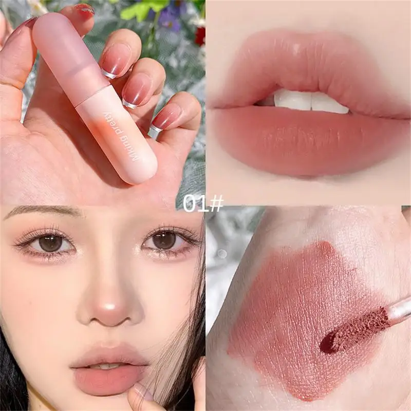 

Delicate And Lip Gloss Non Stick Cup Moisturizing Lip Gloss Does Not Fade Full Color Lipstick Easy To Push