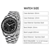 PLADEN 2023 New Watch For Men Luxury Brand Stainless Steel Quartz Wristwatch Fashion Automatic Date Speed Chronograph Man Clock 6