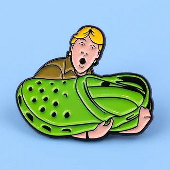 Funny Boy Enamel Brooch Pin 5