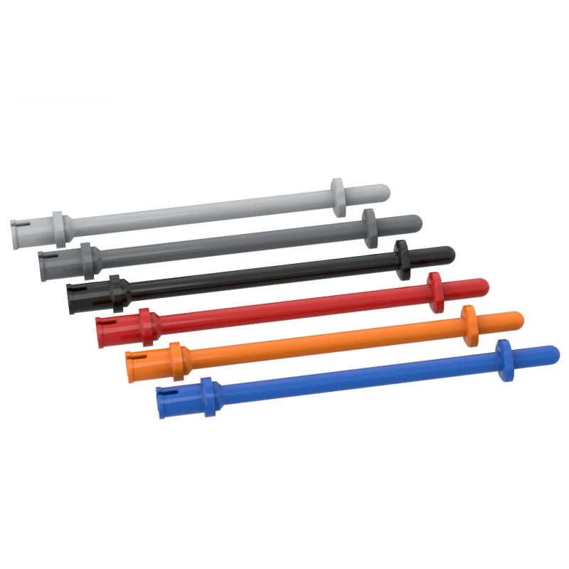 10 Pz Moc Brick Parts 2714 Bar 8L High-Tech Figure Ski Pole Compatibile Building Block Particella Fai Da Te Assmble Kid Puzzle Toy Gift