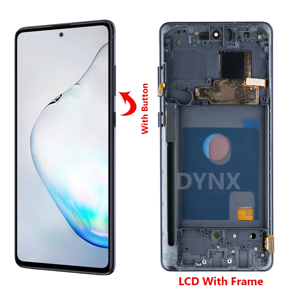 Ｚ  Ʈ 10 Ʈ  AMOLED LCD ÷  ġ ũ, Ｚ Ʈ 10 Ʈ SM-N770F ũ, 6.7 ġ