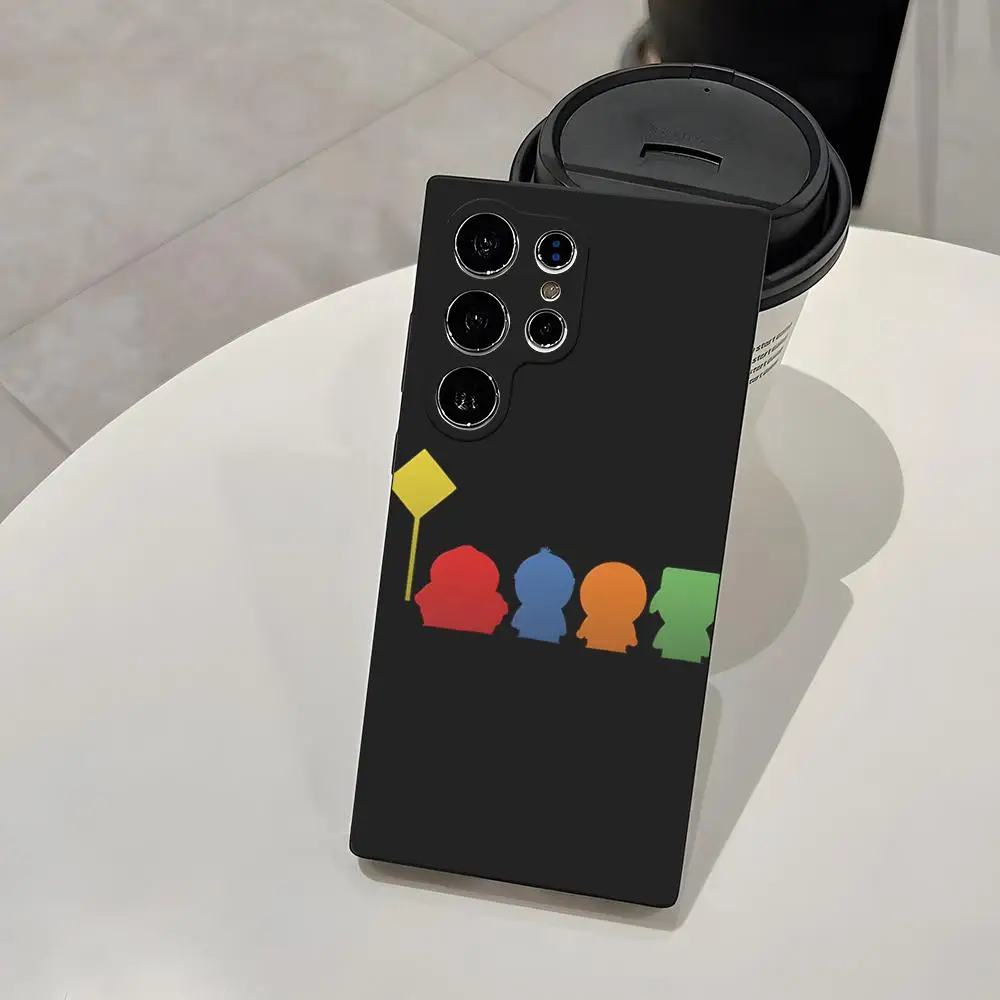 귀여운 S-사우스 파크 폰 케이스 삼성 S26 S25 플러스 S20 S20 플러스 S22 울트라 S23 FE S21 플러스 S21 울트라 소프트 커버