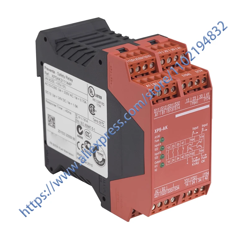 

Новое оригинальное реле безопасности XPSAK311144P 24 В XPSAK371144P 230 В