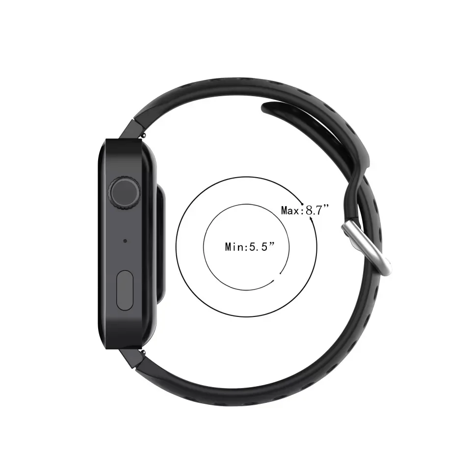 Breathable Silicone Strap for Smartwatches - Men's Accessory Collection