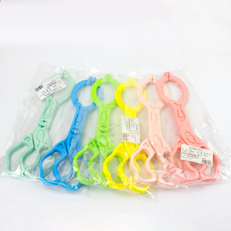 New Baby Bottle Clamp Clip Milk Bottle Holder Plastic Convenient Bottles Tweezers Anti-slip Baby Clip Nipple Clamp Slip