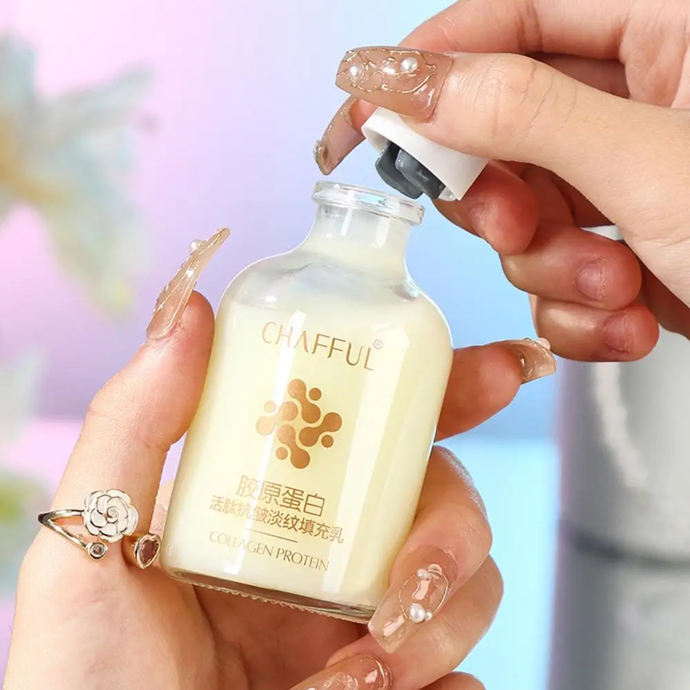 جديد الكولاجين مصل الوجه العناية بالبشرة جوهر الوج...