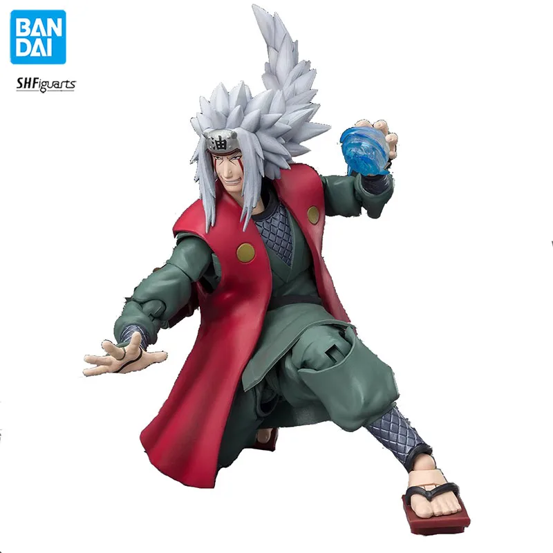 

In Stock Bandai SHF Naruto Jiraiya Genuine Anime Figure Model Doll Action Figures Collection Cartoon New Toys for Boys Gifts PVC