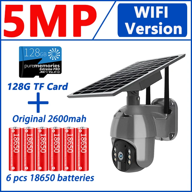 5MP WIFI Battery 128