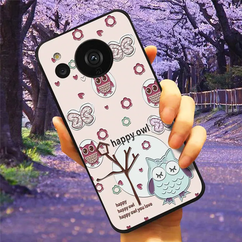 3D Relief Cartoon Silicone Back Cover - Embossed Soft Case