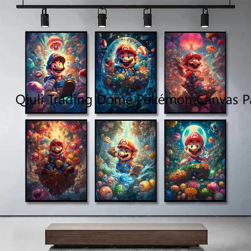 スーパーマリオブラザーズのキャラクター,HDキャンバス,ルイージ