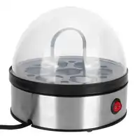 Electric Egg Steamer Cooker 7 Eggs Steamer Boiler Mini Stainless Steel Egg Cooking Machine Kitchen Home Appliance EU 220V 2