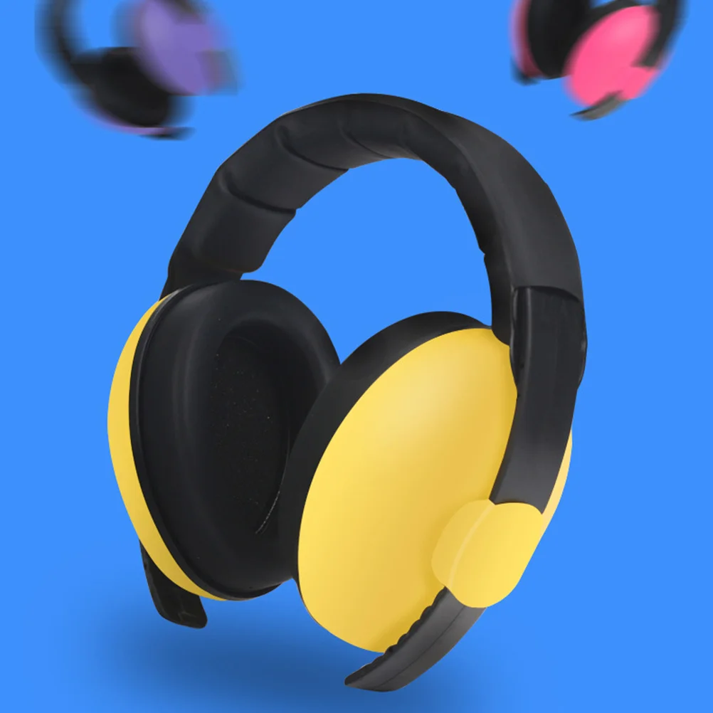 

Noise Reduction Earmuffs Adjustable Study Fireworks Headphones Preventing Potential Hearing Damage Earmuffs for Mowing