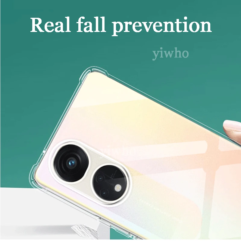 Enhanced Soft Silicon Clear Shockproof Phone Case - Protective Bumper Coque
