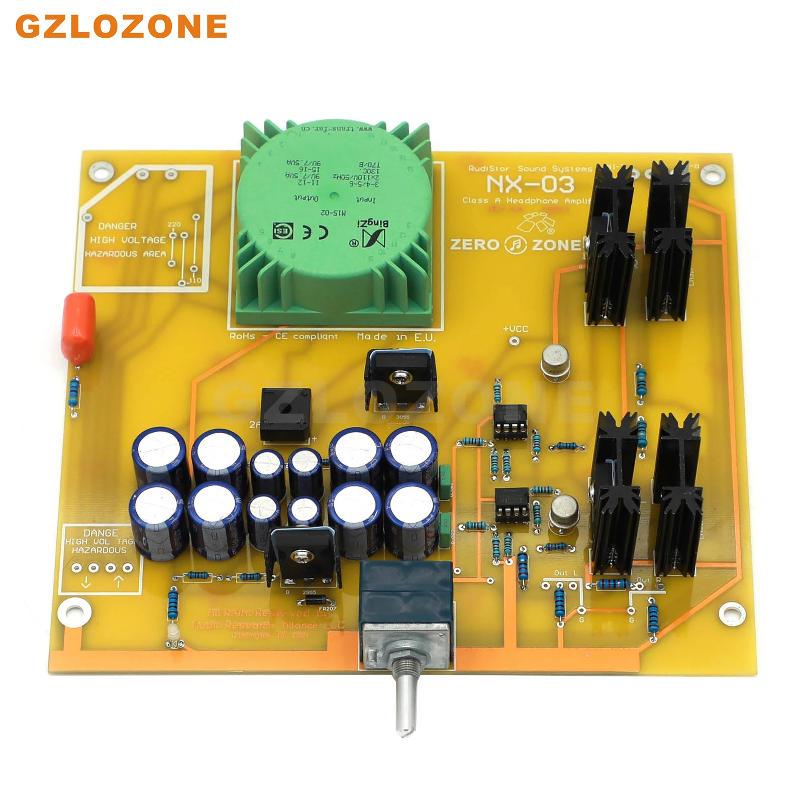 

Усилитель для наушников ZEROZONE NX03 на основе RudiStor NX-03 DIY Kit/готовая плата (опционально)