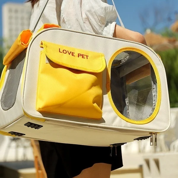

Pet Dog Bag Outing Portable Cat Carrying Bag Breathable Shoulder Bags Handbag Sling Backpack Pet Carrier For Small Dog Puppy