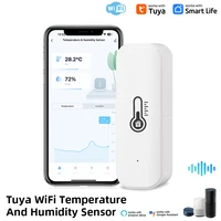 Tuya WiFi Temperature Humidity Sensor Smart Life Remote Monitor For Smart Home Work with Alexa Google Assistant - Image 2