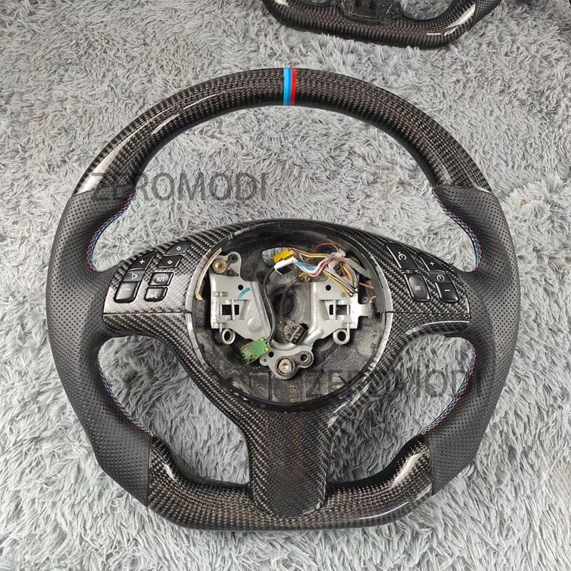 

100% Real Carbon Fiber Car Steering Wheel For BMW E38 E46 E53 E46 M3