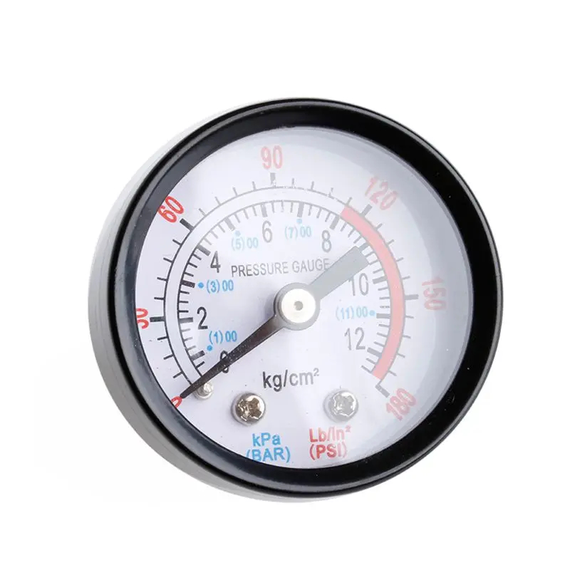 Manomètre de compresseur d'air pour fluide hydraulique, 0-12bar/0-180psi -  AliExpress