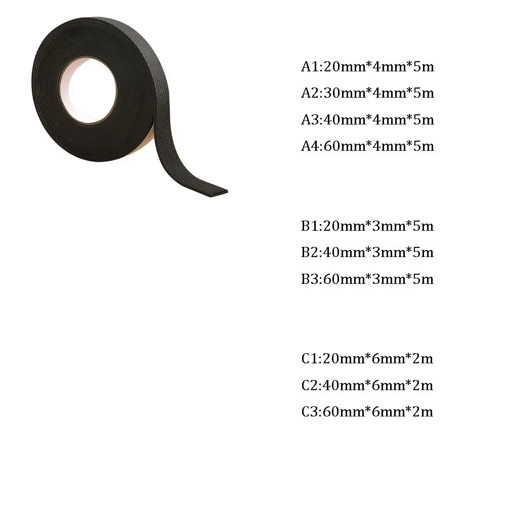 Adhesive Furniture Protector: Rubber Strip Tape for Slip-Resistant Home Improvement
