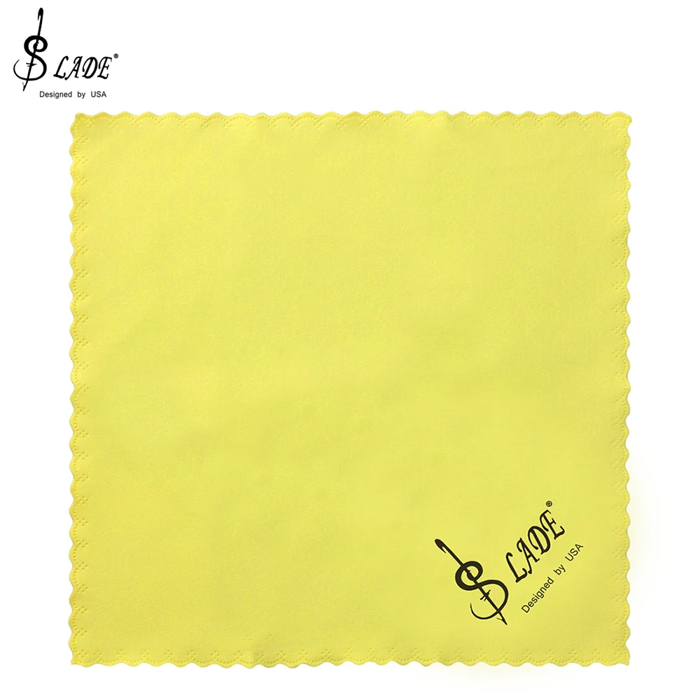 SLADE Universelle Bunte Stoff-Reinigungstücher für Saxophon, Klarinette, Trompete, Instrumentenreinigungstücher aus Baumwolle, 7er-Pack Farbige Tücher – Detail 7