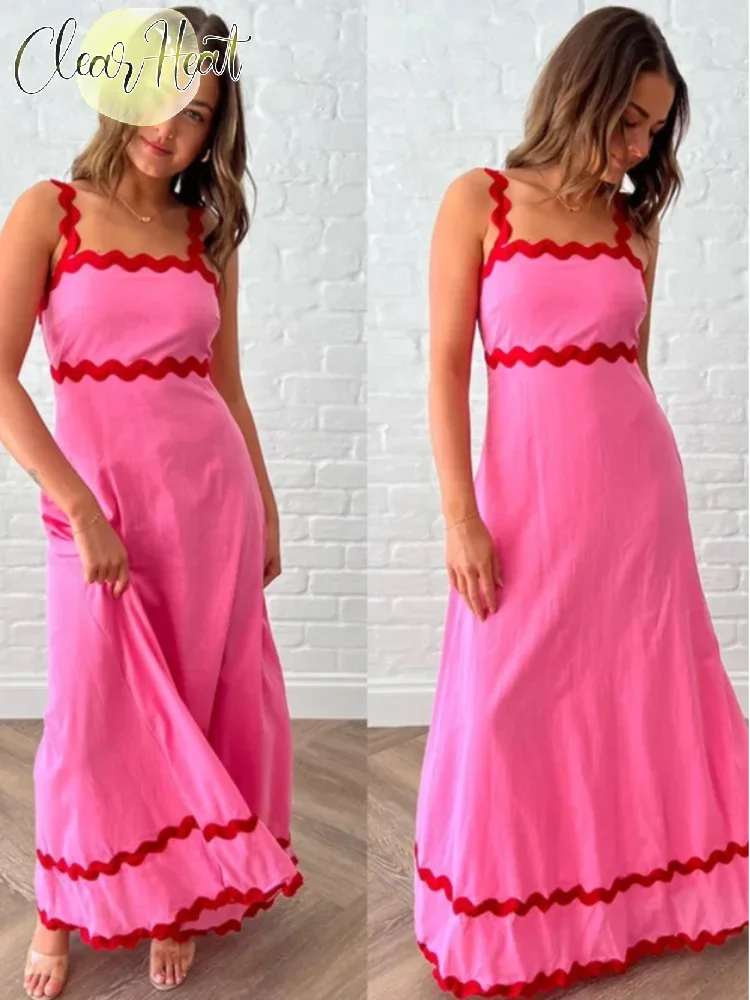 Chicas C819 A-Line Strapless Maxi Formal Style Fabric Dress main image 1