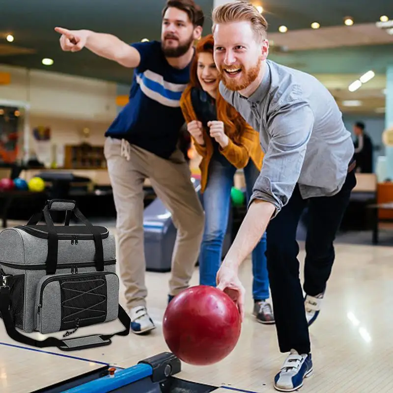 Factory Wholesale Durable Large Capacity Trolley Ball Bag With 2 Wheels And  Retractable Handle Bowling Bag - AliExpress