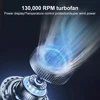 Mini Turbo Jet Fan 130000 RPM Strong Winds 50m/s Turbo Violent Fan Powerful Blower Handheld Duct Fan Air Duster Blower 5