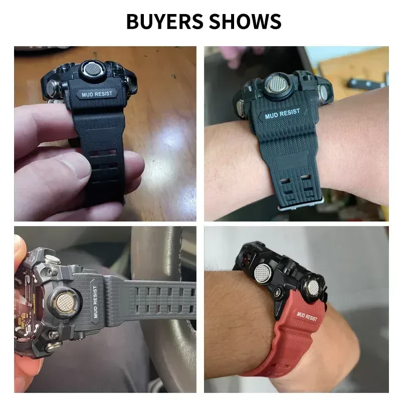 Enhanced Silicone Watchband for Casio G-SHOCK Mudmaster - Premium Men's Strap Replacement