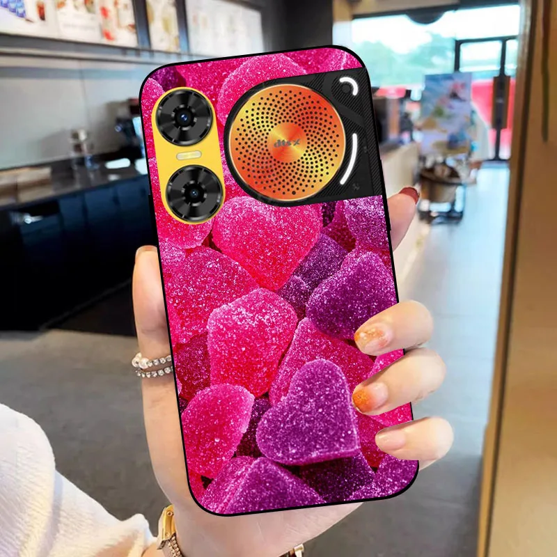 Flower Design Soft TPU Silicone Shockproof Bumper Back Cover